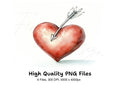 Hearts with Arrows Clipart Bundle