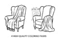 Cozy Armchair Autumn Coloring Books