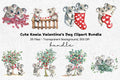 Valentine Koala Bear Clipart Bundle