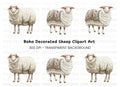 Decorative Sheep Clipart Bundle