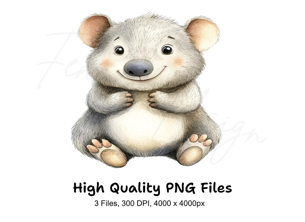 Adorable Koala Bear Clipart Bundle