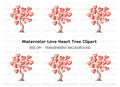 Heart Tree Clipart Bundle