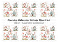 Charming Cottage Clipart Bundle