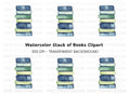 Stacked Pillows Clipart Bundle