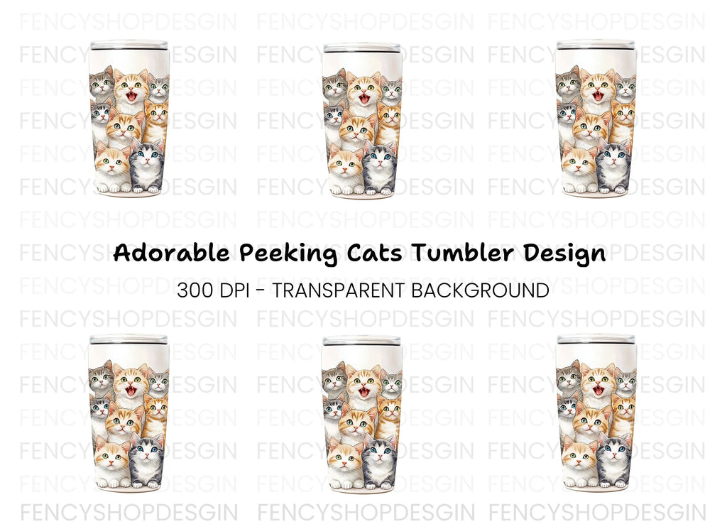 Playful Kitten Faces Clipart Bundle