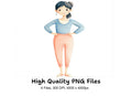 Cute Girls Clipart Bundle