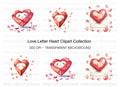 Sweet Heart Envelope Clipart Bundle