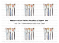 Paint Brushes Clipart Bundle
