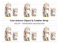 Cute Unicorn Clipart Bundle for Kids