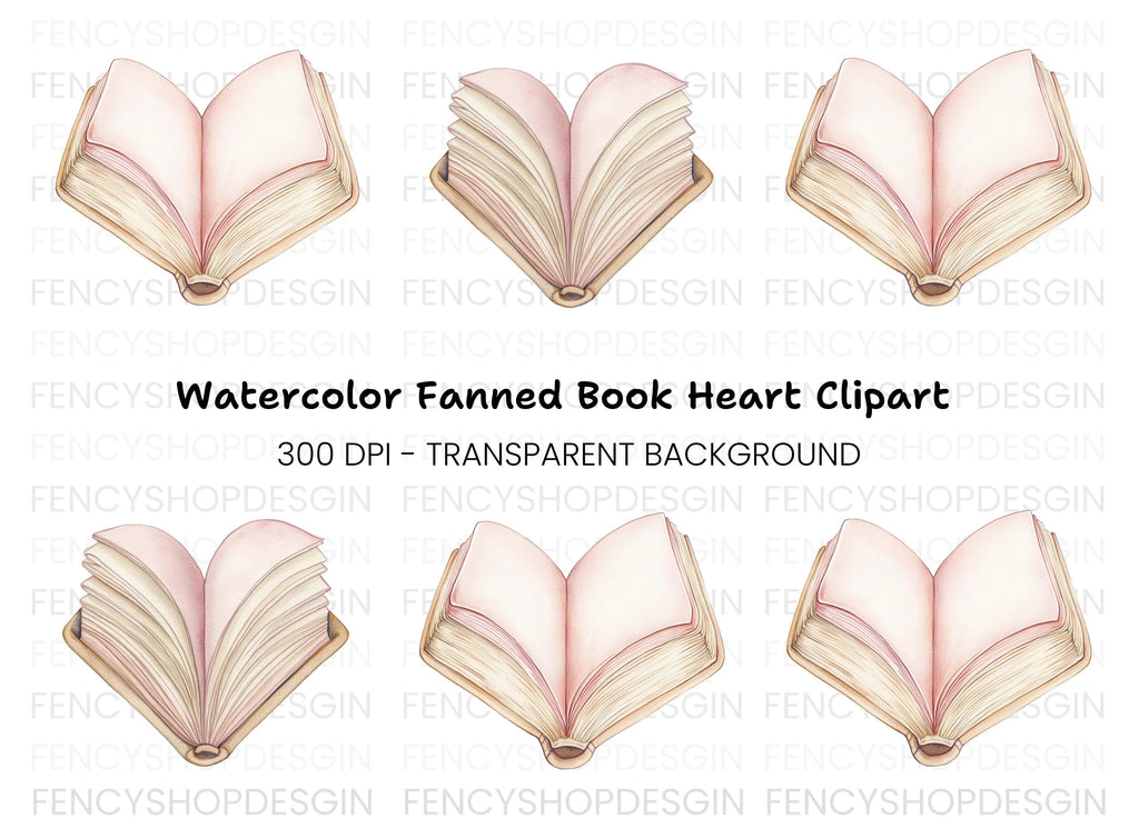 Open Book Clipart Bundle