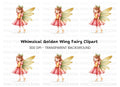 Christmas Fairy with Holly Clipart Bundle
