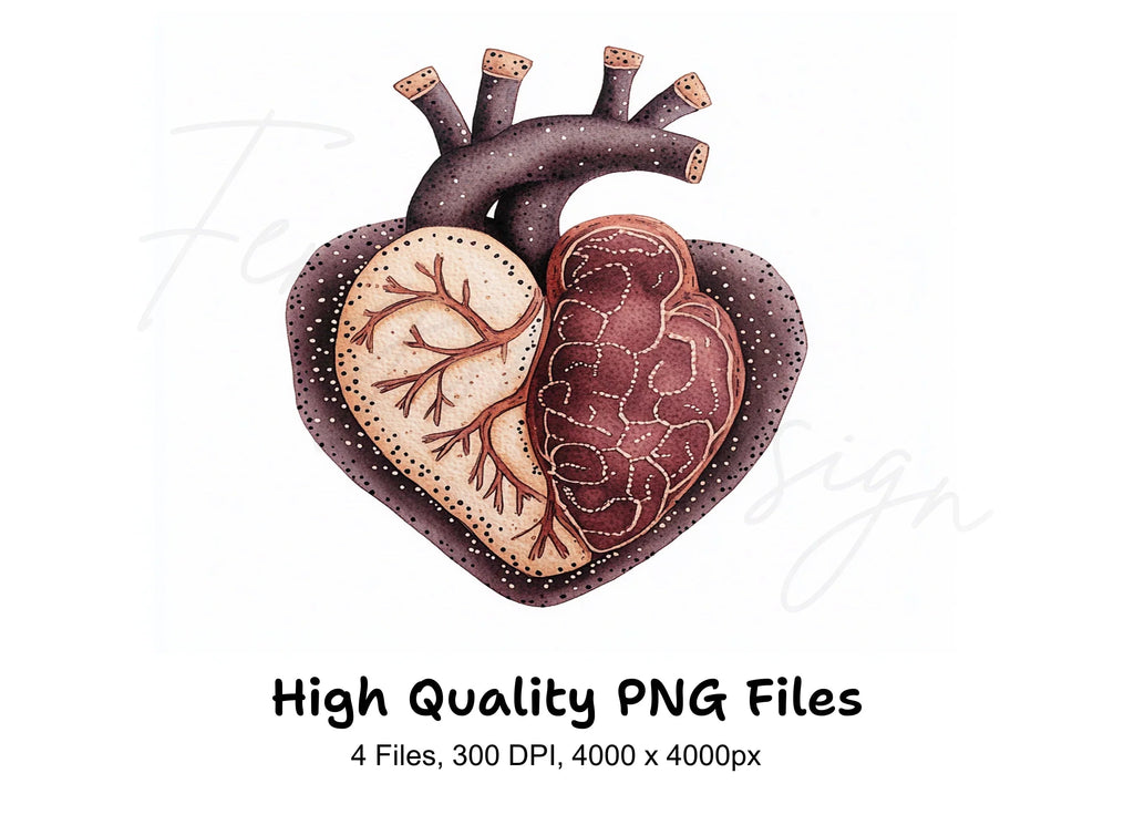 Tribal Heart Clipart Bundle