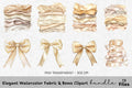 Elegant Fabric Bows Clipart Bundle