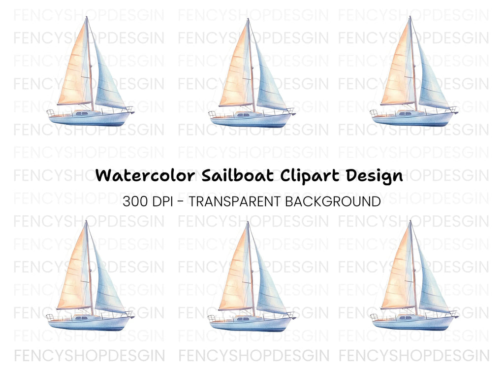 Sailboat Clipart Bundle
