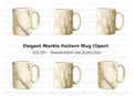 Elegant Marble Texture Clipart Bundle