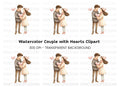 Cute Couple in Love Clipart Bundle