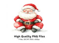 Cute Santa Claus Clipart Bundle