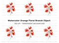 Vibrant Red Blossom Clipart Bundle
