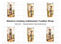 Cowboy Tumbler Clipart Bundle