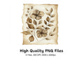 Vintage Floral Scroll Clipart Bundle