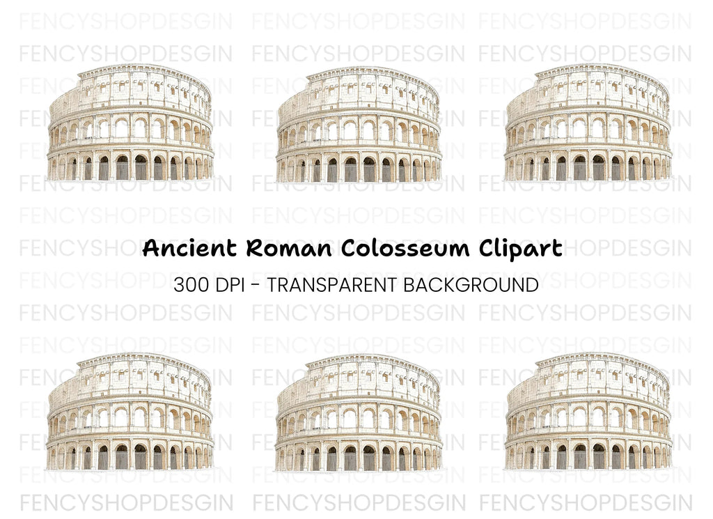 Colosseum Clipart Bundle