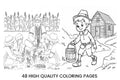 Pilgrims and Native Americans Coloring Books