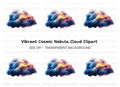 Mystical Cloud Illustration Clipart Bundle