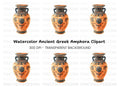 Ancient Greek Amphora Clipart Bundle