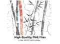 Bamboo Forest Clipart Bundle