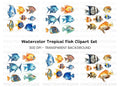 Vibrant Tropical Fish Clipart Bundle