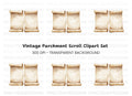 Vintage Scrolls Clipart Bundle