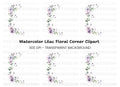Floral Corner Clipart Bundle
