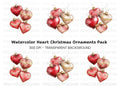 Assorted Heart Ornaments Clipart Bundle
