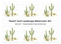 Desert Cactus Clipart Bundle