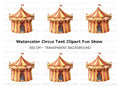 Circus Tent Clipart Bundle