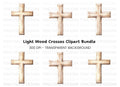 Wooden Cross Clipart Bundle