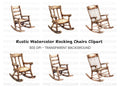 Vintage Rocking Chair Clipart Bundle