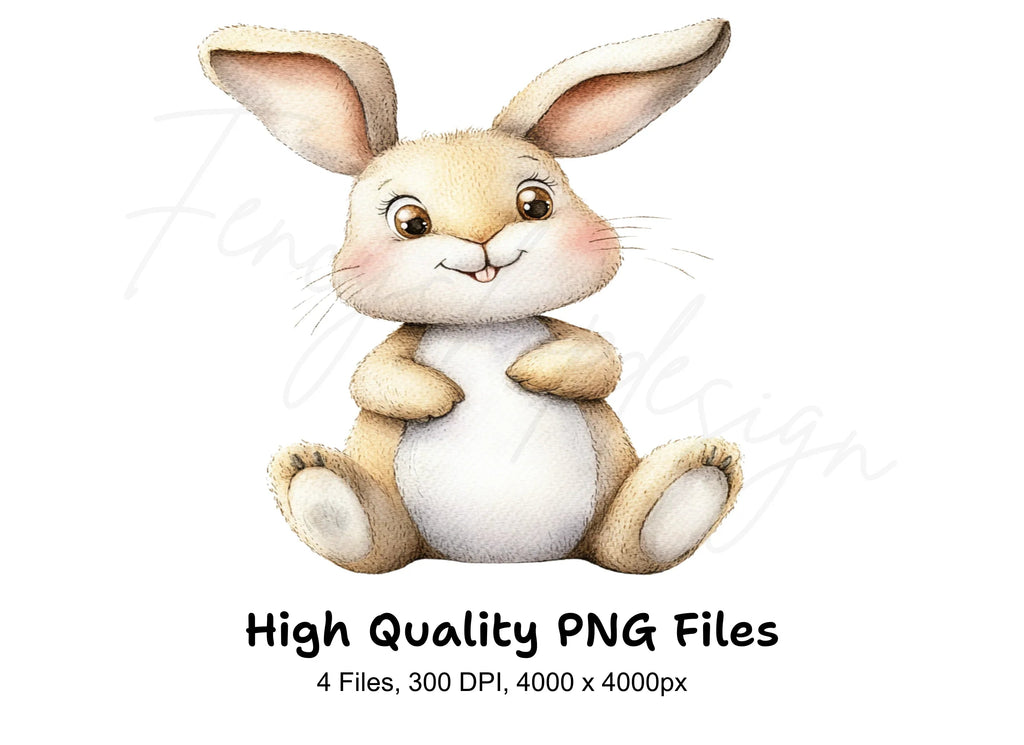 Adorable Bunny Clipart Bundle