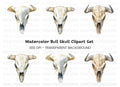 Bull Skull Clipart Bundle