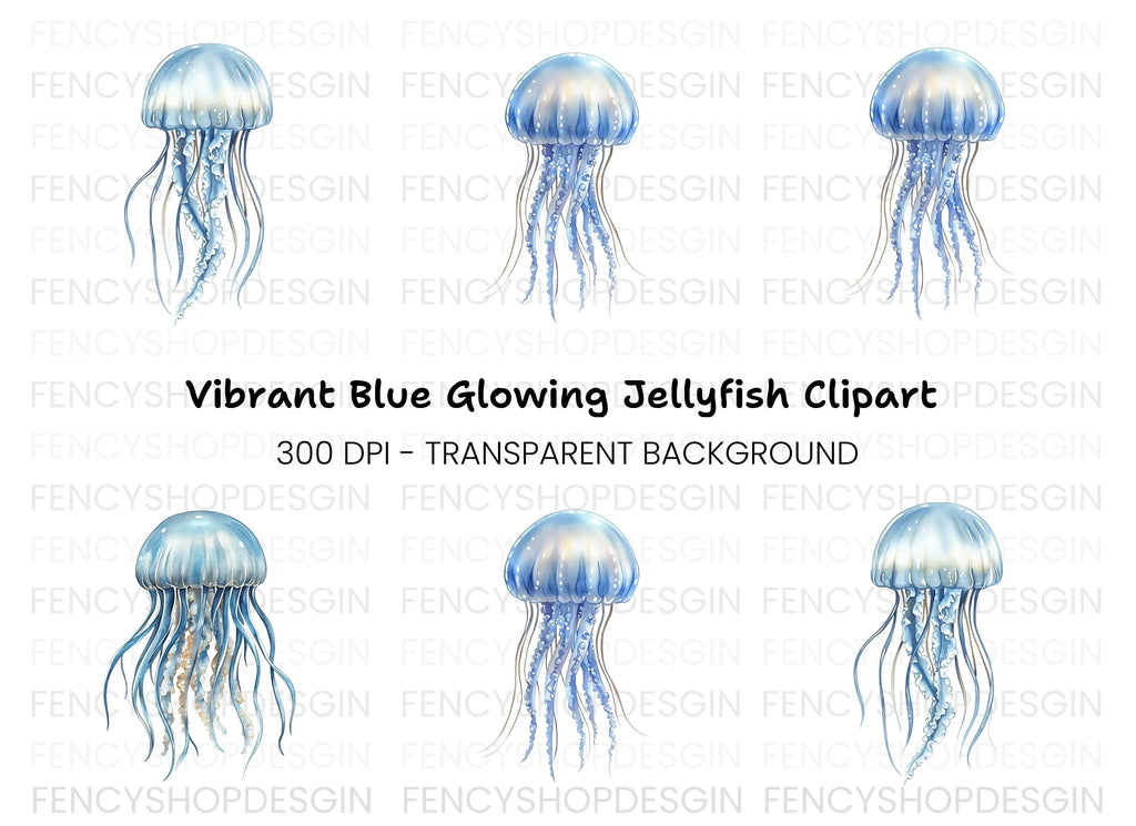 Jellyfish Clipart Bundle