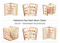 Valentine's Day Heart Stamp Clipart Bundle