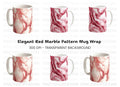 Red Marble Pattern Clipart Bundle