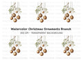 Christmas Ornaments Clipart Bundle