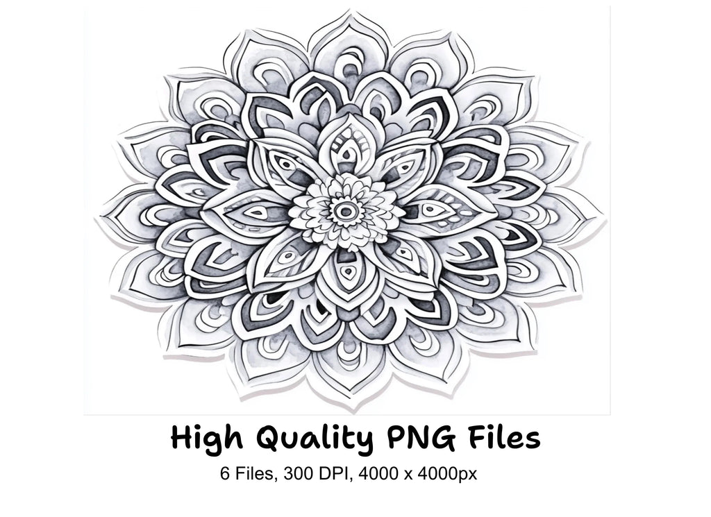 Elegant Mandala Clipart Bundle