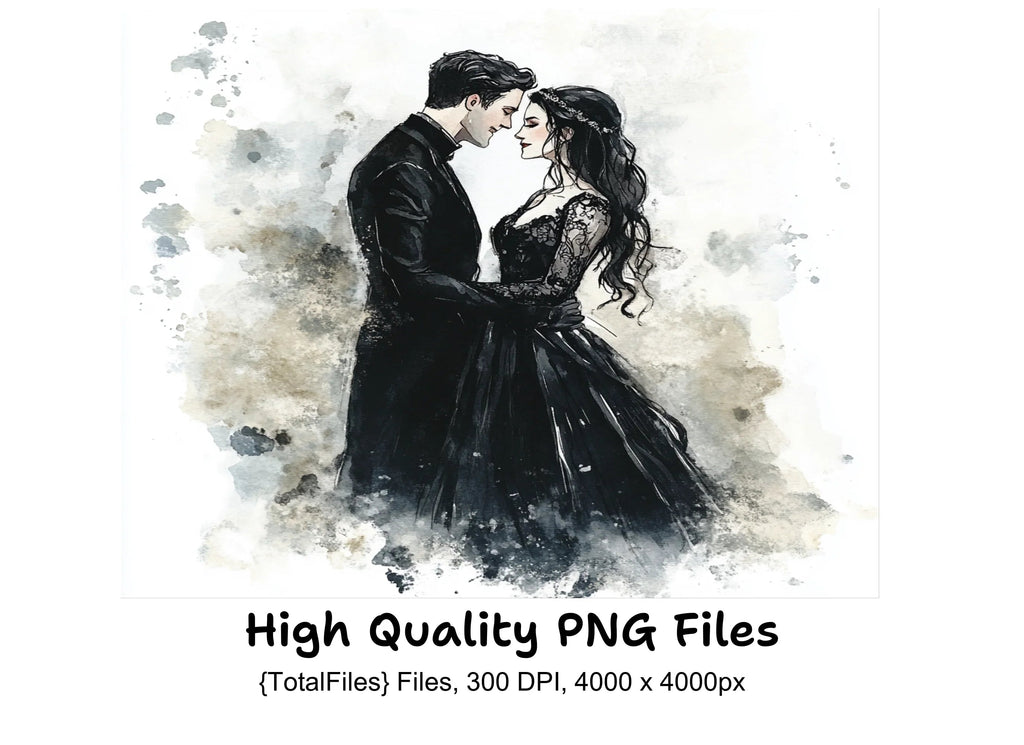 Gothic Romance Clipart Bundle