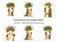 Enchanted Forest Spirit Clipart Bundle