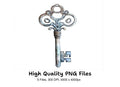 Ornate Antique Keys Clipart Bundle
