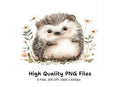 Cute Hedgehog Clipart Bundle