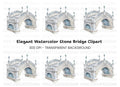 Elegant Bridge Clipart Bundle