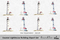 Coastal Lighthouse Clipart Bundle
